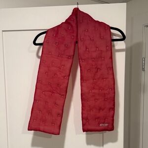Moschino Red organza Scarf